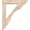 Ekena Millwork Olympic Slat Smooth Bracket w/ Offset Brace, Douglas Fir, 7 1/2"W x 38"D x 44"H BKT0806X38X44OLY06SDF - alternate 4